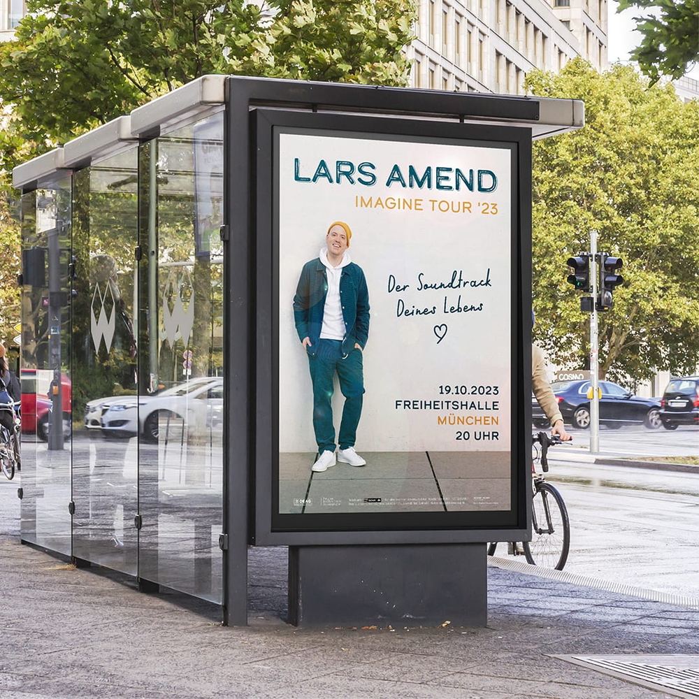 Print-Werbung Lars Amend Tournee