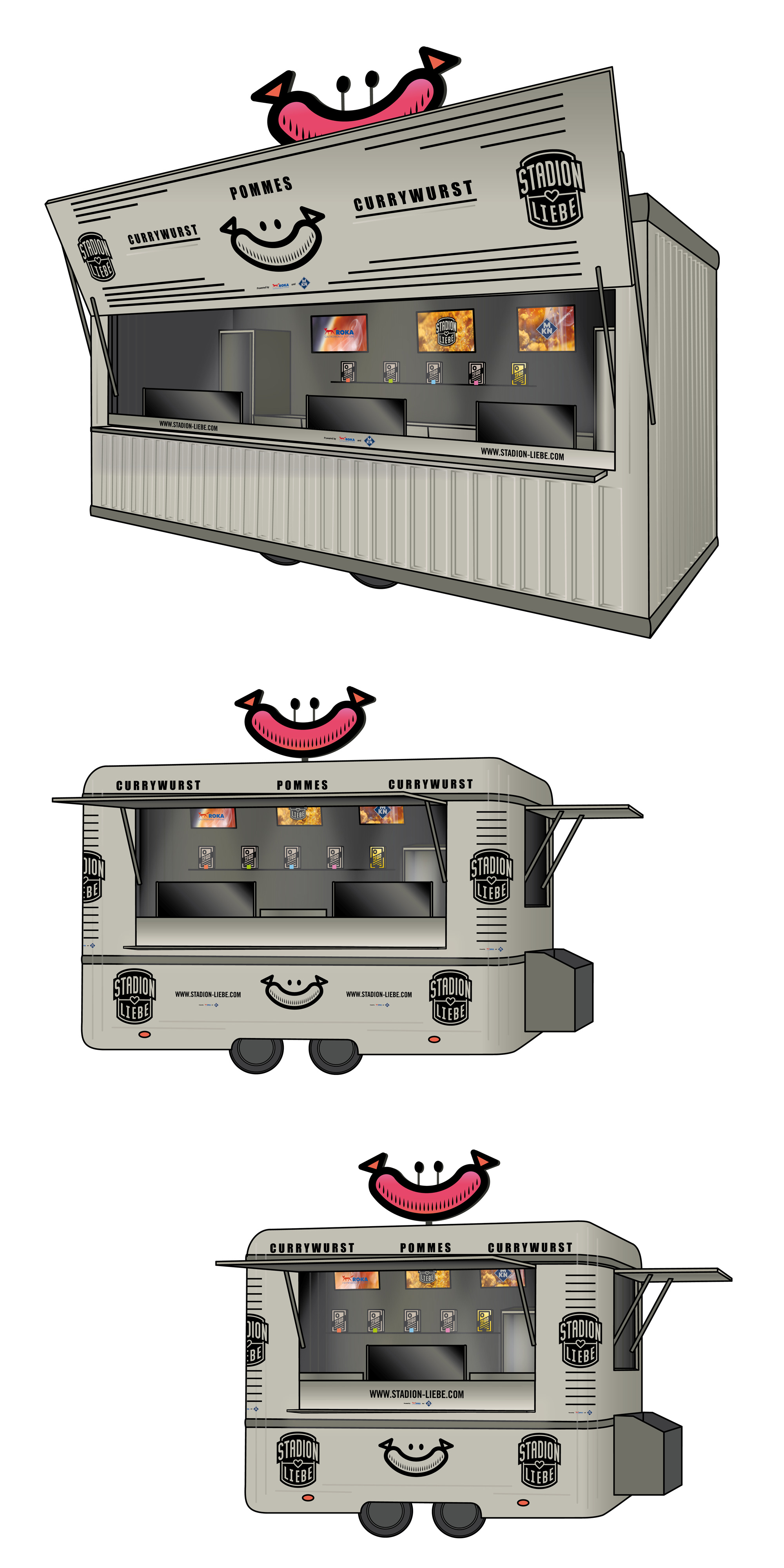 Food Event Trailer Contrailer Trucks